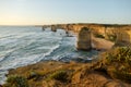 Twelve Apostles. Scenic lookout in The Great Ocean Road. Royalty Free Stock Photo