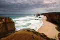 Twelve apostles in Great Ocean Road route Royalty Free Stock Photo