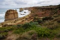 Twelve apostles in Great Ocean Road route Royalty Free Stock Photo