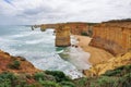 Twelve apostles in Great Ocean Road route Royalty Free Stock Photo