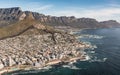 Twelve Apostles and Sea Point (Cape Town, South Africa) Royalty Free Stock Photo