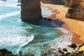 The Twelve Apostles view along Great Ocean Road, Australia Royalty Free Stock Photo