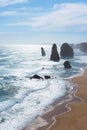 The Twelve Apostles view along Great Ocean Road, Australia Royalty Free Stock Photo