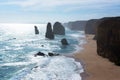 The Twelve Apostles view along Great Ocean Road, Australia Royalty Free Stock Photo