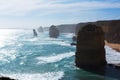 The Twelve Apostles view along Great Ocean Road, Australia Royalty Free Stock Photo