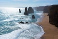 The Twelve Apostles view along Great Ocean Road, Australia Royalty Free Stock Photo