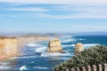 The Twelve Apostles view along Great Ocean Road, Australia Royalty Free Stock Photo