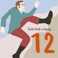 The twelve days of Christmas. Twelve day. Twelve lords-a-leaping.