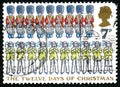 The Twelve Days of Christmas UK Postage Stamp