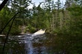 Twelve foot falls marinette county parks Royalty Free Stock Photo