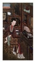 Twelve Lady Portraits, famous Chinese painting.