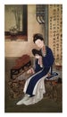 Twelve Lady Portraits, famous Chinese painting.