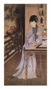 Twelve Lady Portraits, famous Chinese painting.