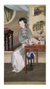 Twelve Lady Portraits, famous Chinese painting.