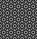 Twelve Pointed Star Pattern White Black Seamless Background
