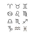 Zodiac signs collection