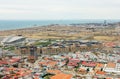 Twentieth section. Baku. Azerbaijan. 05.16.2017 year. Panorama of the former oil fields