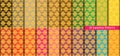 Twenty colorful Japanese patterns