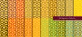 Twenty colorful Japanese patterns