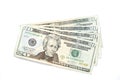 Twenty Dollar Bills Royalty Free Stock Photo