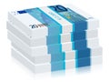 Twenty euro stacks Royalty Free Stock Photo
