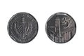 Twenty-five cents cuban coin Royalty Free Stock Photo