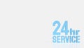 Twenty Four Hour Customer Service Availability Concept 3d render Royalty Free Stock Photo