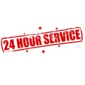 Twenty four hour service Royalty Free Stock Photo