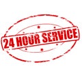 Twenty four hour service Royalty Free Stock Photo