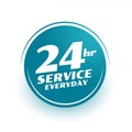 twenty four hours service open everyday background