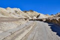 Twenty Mule Team canyon Drive, Death Valley Royalty Free Stock Photo