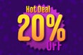 20 twenty Percent off super sale black friday shopping halftone. star sale