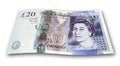 Twenty Pound Note Royalty Free Stock Photo