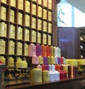 TWG tea store display Royalty Free Stock Photo