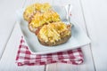 Twice baked stuffed potatoes