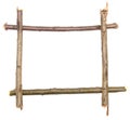 Twig frame Royalty Free Stock Photo