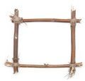 Twig frame Royalty Free Stock Photo