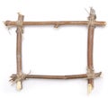 Twig frame Royalty Free Stock Photo