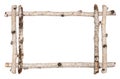 Twig frame of birch Royalty Free Stock Photo