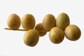Fresh dates, isolated Royalty Free Stock Photo