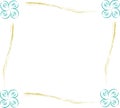 Twiirly Picture Frame vector Royalty Free Stock Photo