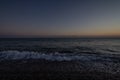 Twilight of the black sea. Adler Sochi