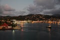 Twilight at Castries, Saint Lucia, Caribbean Island