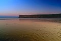 Twilight Cliff at Saltburn by the sea, North Yorkshire Royalty Free Stock Photo