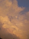 The twilight clouds are so beautiful. Royalty Free Stock Photo