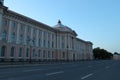 Twilight facade of the Academy of Fine Arts. St. Petersburg. Royalty Free Stock Photo