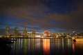 Twilight, False Creek, Vancouver Royalty Free Stock Photo