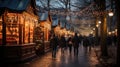 Twilight Festivities: Strolling the Christmas Market Glow