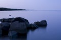 Twilight, Glass Water, and Stone Royalty Free Stock Photo