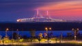 Twilight at Inchon bridge